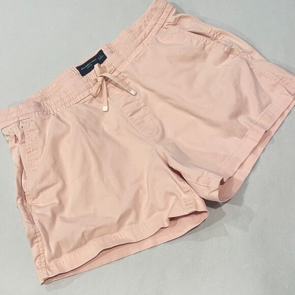 Abercrombie & Fitch Other - ~ Abercrombie & Fitch L Men's Light Pink Drawstring Shorts Pull-On 5 Pockets 4"